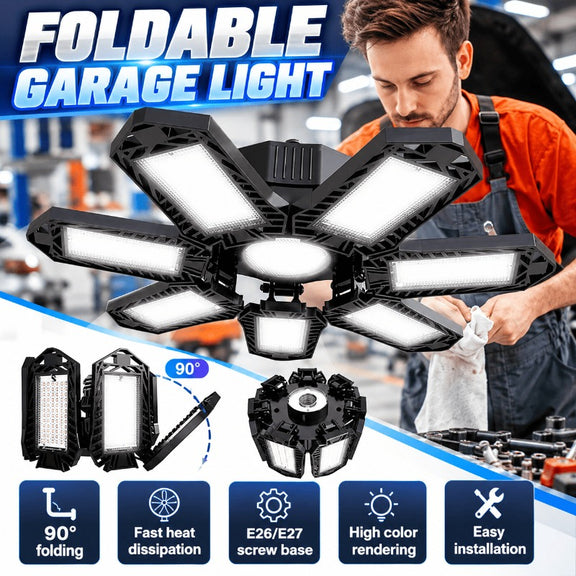Foldable LED Garage Light – Bak